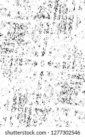 Vector grunge overlay texture. Black and white background. Abstract monochrome image includes a faded effect in dark tones