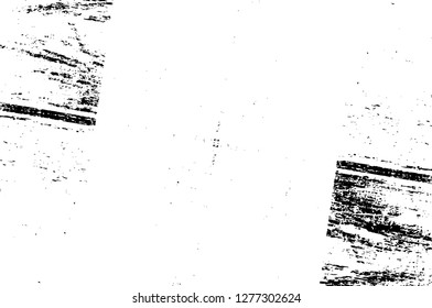 Vector grunge overlay texture. Black and white background. Abstract monochrome image includes a faded effect in dark tones