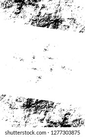 Vector grunge overlay texture. Black and white background. Abstract monochrome image includes a faded effect in dark tones
