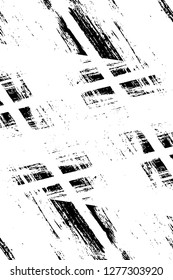 Vector grunge overlay texture. Black and white background. Abstract monochrome image includes a faded effect in dark tones