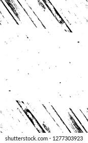 Vector grunge overlay texture. Black and white background. Abstract monochrome image includes a faded effect in dark tones
