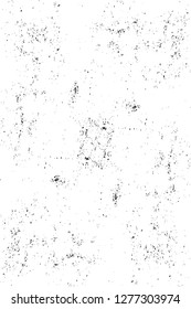 Vector grunge overlay texture. Black and white background. Abstract monochrome image includes a faded effect in dark tones
