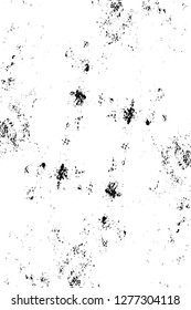Vector grunge overlay texture. Black and white background. Abstract monochrome image includes a faded effect in dark tones