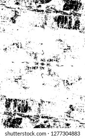 Vector grunge overlay texture. Black and white background. Abstract monochrome image includes a faded effect in dark tones