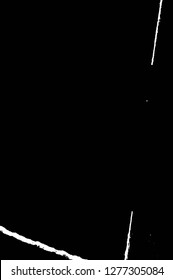 Vector grunge overlay texture. Black and white background. Abstract monochrome image includes a faded effect in dark tones