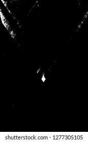 Vector grunge overlay texture. Black and white background. Abstract monochrome image includes a faded effect in dark tones