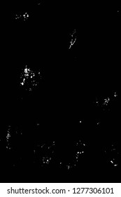 Vector grunge overlay texture. Black and white background. Abstract monochrome image includes a faded effect in dark tones