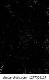 Vector grunge overlay texture. Black and white background. Abstract monochrome image includes a faded effect in dark tones