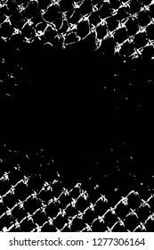 Vector grunge overlay texture. Black and white background. Abstract monochrome image includes a faded effect in dark tones