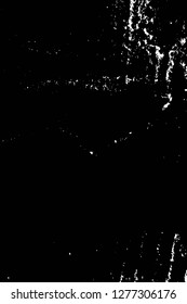Vector grunge overlay texture. Black and white background. Abstract monochrome image includes a faded effect in dark tones