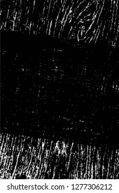 Vector grunge overlay texture. Black and white background. Abstract monochrome image includes a faded effect in dark tones