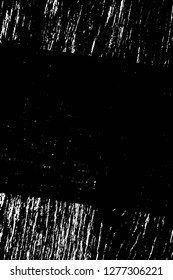 Vector grunge overlay texture. Black and white background. Abstract monochrome image includes a faded effect in dark tones