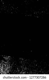 Vector grunge overlay texture. Black and white background. Abstract monochrome image includes a faded effect in dark tones