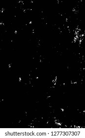 Vector grunge overlay texture. Black and white background. Abstract monochrome image includes a faded effect in dark tones