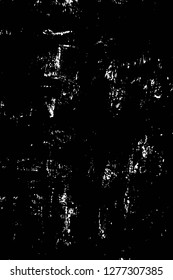 Vector grunge overlay texture. Black and white background. Abstract monochrome image includes a faded effect in dark tones