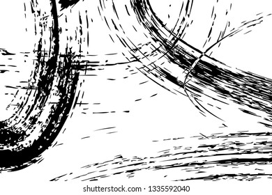 Vector grunge overlay texture. Black and white background. Abstract 