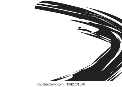 Vector grunge overlay texture. Black and white background. Abstract 
