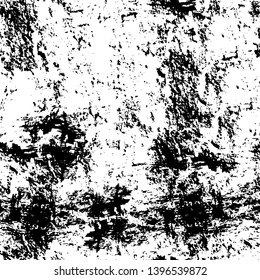 Vector grunge overlay texture. Black and white background