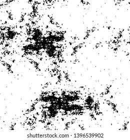 Vector grunge overlay texture. Black and white background