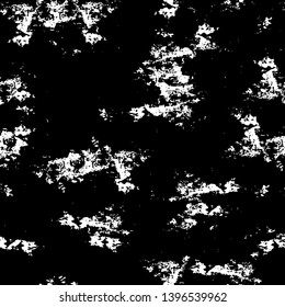 Vector grunge overlay texture. Black and white background