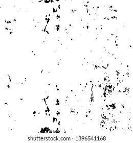 Vector grunge overlay texture. Black and white background