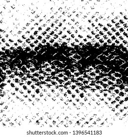 Vector grunge overlay texture. Black and white background
