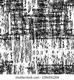 Vector grunge overlay texture. Black and white background
