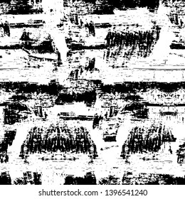Vector grunge overlay texture. Black and white background