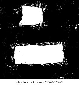 Vector grunge overlay texture. Black and white background