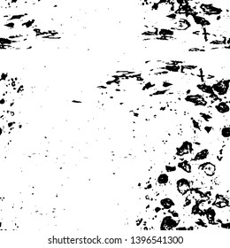 Vector grunge overlay texture. Black and white background