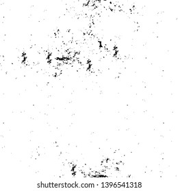Vector grunge overlay texture. Black and white background