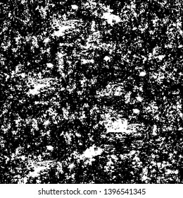 Vector grunge overlay texture. Black and white background