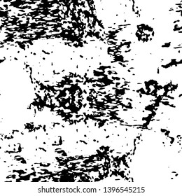Vector grunge overlay texture. Black and white background