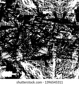 Vector grunge overlay texture. Black and white background