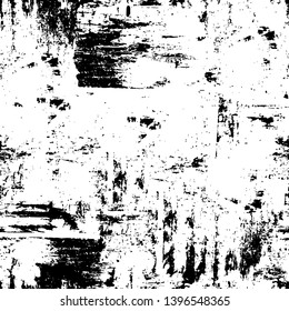Vector grunge overlay texture. Black and white background