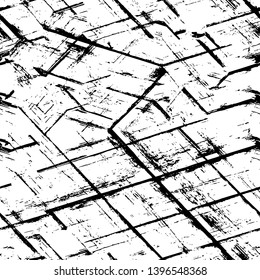Vector grunge overlay texture. Black and white background
