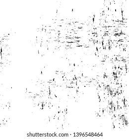 Vector grunge overlay texture. Black and white background