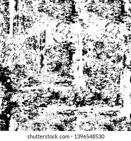 Vector grunge overlay texture. Black and white background