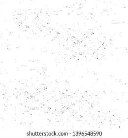 Vector grunge overlay texture. Black and white background