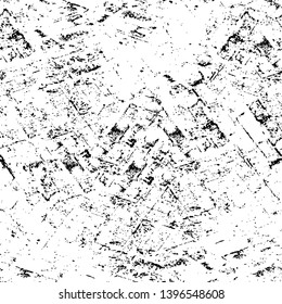 Vector grunge overlay texture. Black and white background