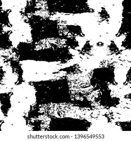 Vector grunge overlay texture. Black and white background