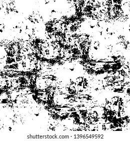 Vector grunge overlay texture. Black and white background