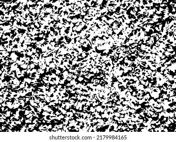 Vector grunge overlay texture. Black and white background. Abstract monochrome image includes a faded effect in dark tones