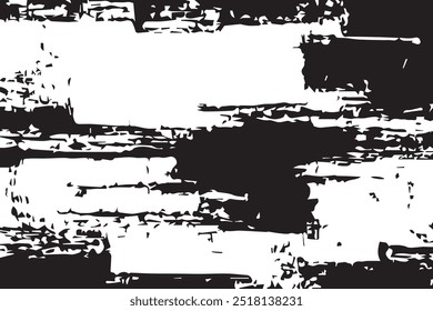 Vector grunge overlay texture. Black and white background. Black and white background. Grunge background abstract. Texture black and white from cracks, chips and stains.