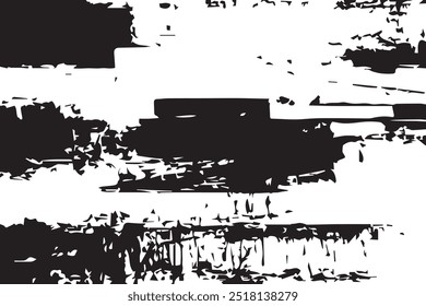 Vector grunge overlay texture. Black and white background. Black and white background. Grunge background abstract. Texture black and white from cracks, chips and stains.