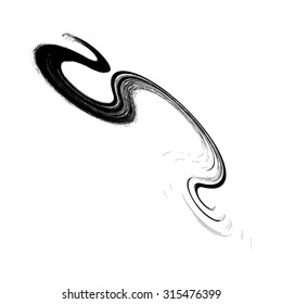 Vector Grunge Paint Brush . 