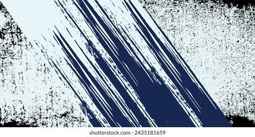 Vector Grunge Paint Brush . Curved Brush Stroke . Vector Logo Design Template .eps10