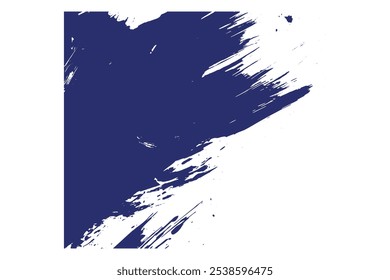 Vector Grunge Pincel de pintura . Trazo de pincel curvo . Plantilla de diseño de logotipo de Vector . Formas de Twirl Grunge