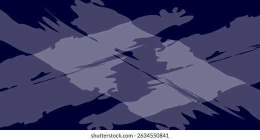 Vector Grunge Paint Brush . Gekrümmter Pinselstrich