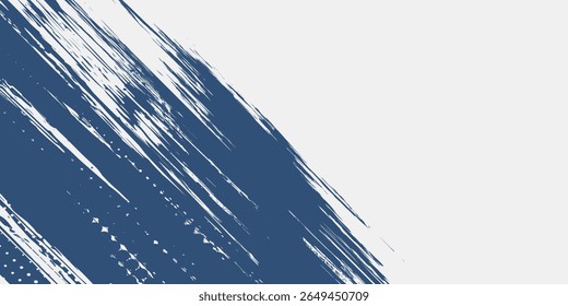 Vector Grunge Paint Brush . Curved Brush Stroke . Vector Logo Design Template . 